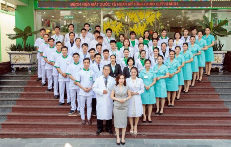 Đội ngũ y bác sĩ tại bệnh viện Hoàn Mỹ Sài Gòn.